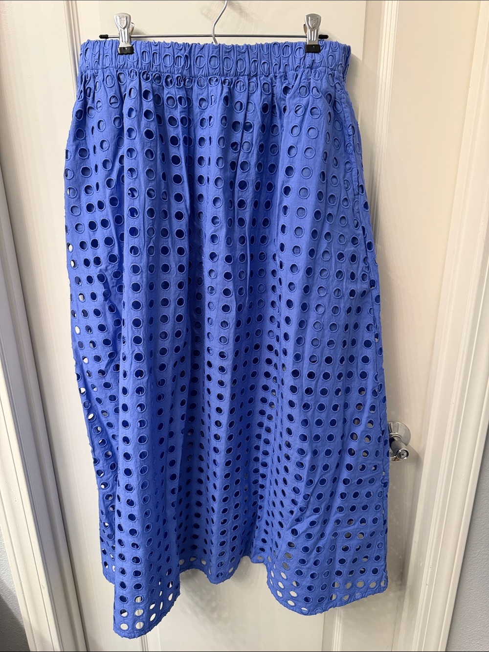 LOFT Lavender Eyelet Maxi Skirt - Picture 5 of 8